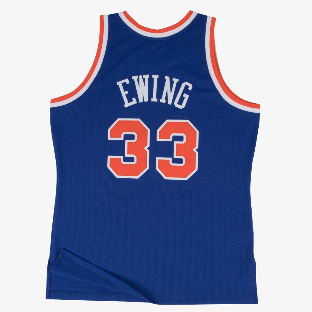 MITCHELL&NESS Patrick Ewing New York Knicks 1991-92 Blue Swingman Player Jersey