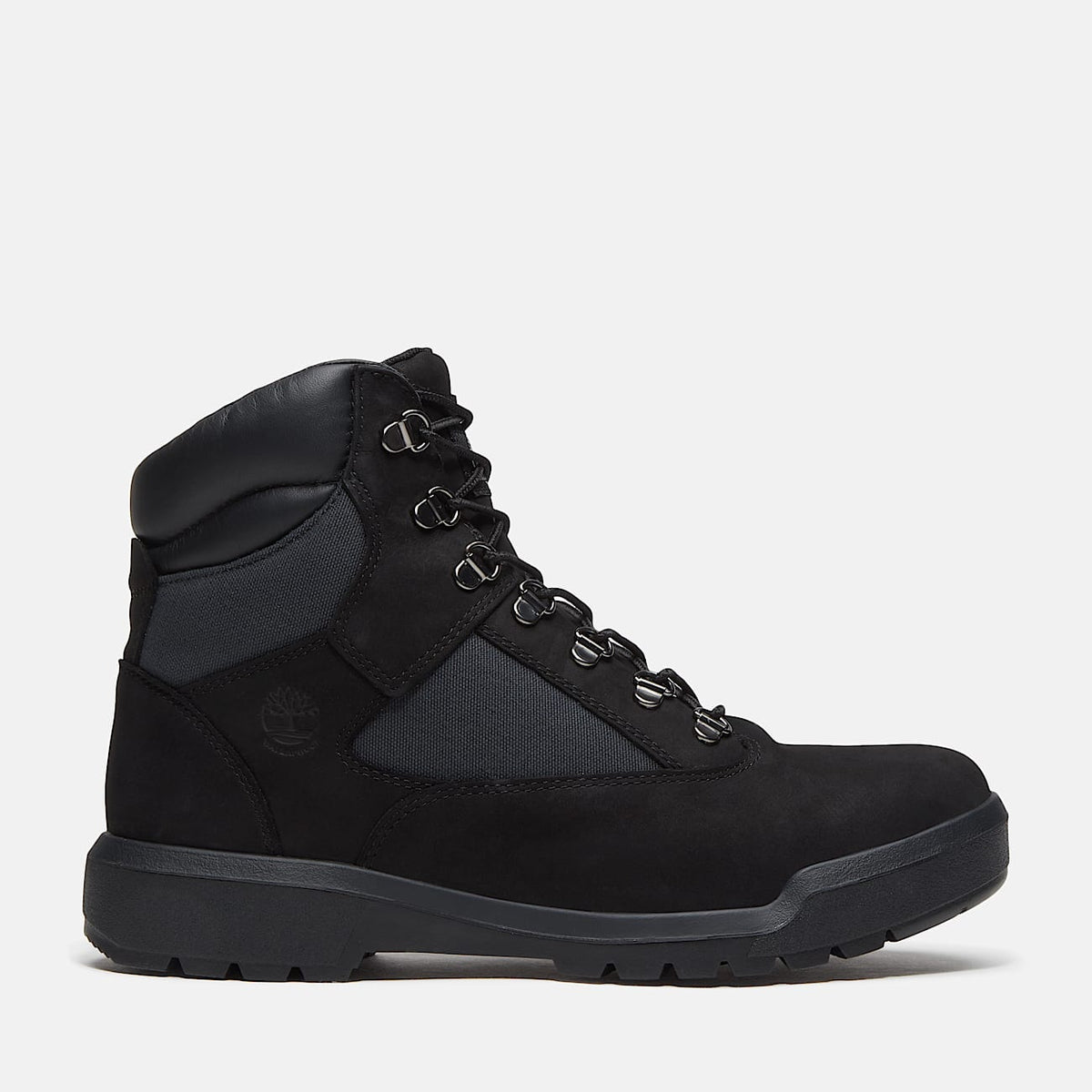 Timberland Men's Waterproof Mid Field Boot (Black Nubuck)
