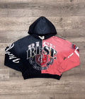 "RISE BKYS CLUB" F-TERRY HOODIE (BLACK) H1647