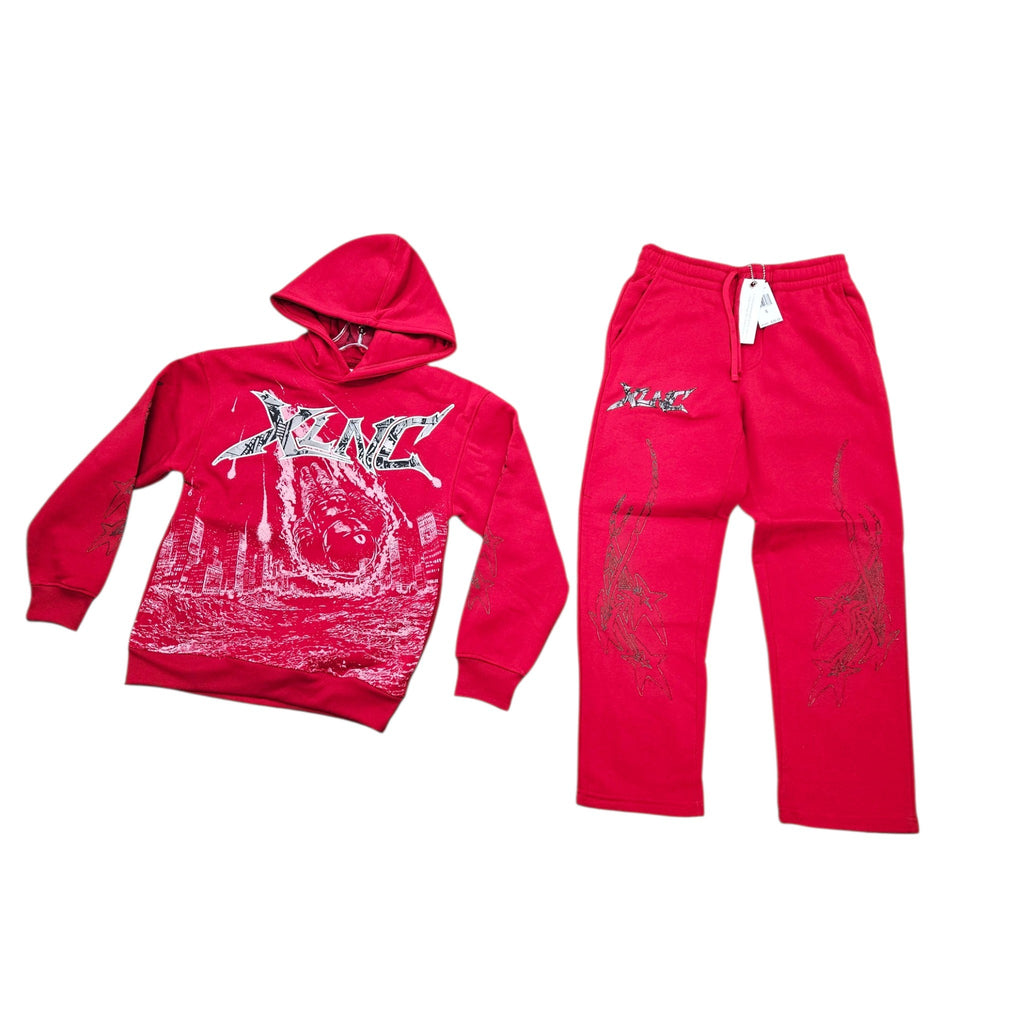 PJ MARK DESIGN SWEATPANTS (RED) FP26104
