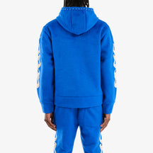 COPPER RIVET "SAINTS" MOHAIR HOODIE W/ PEARL DETAILS (ROYAL BLUE)