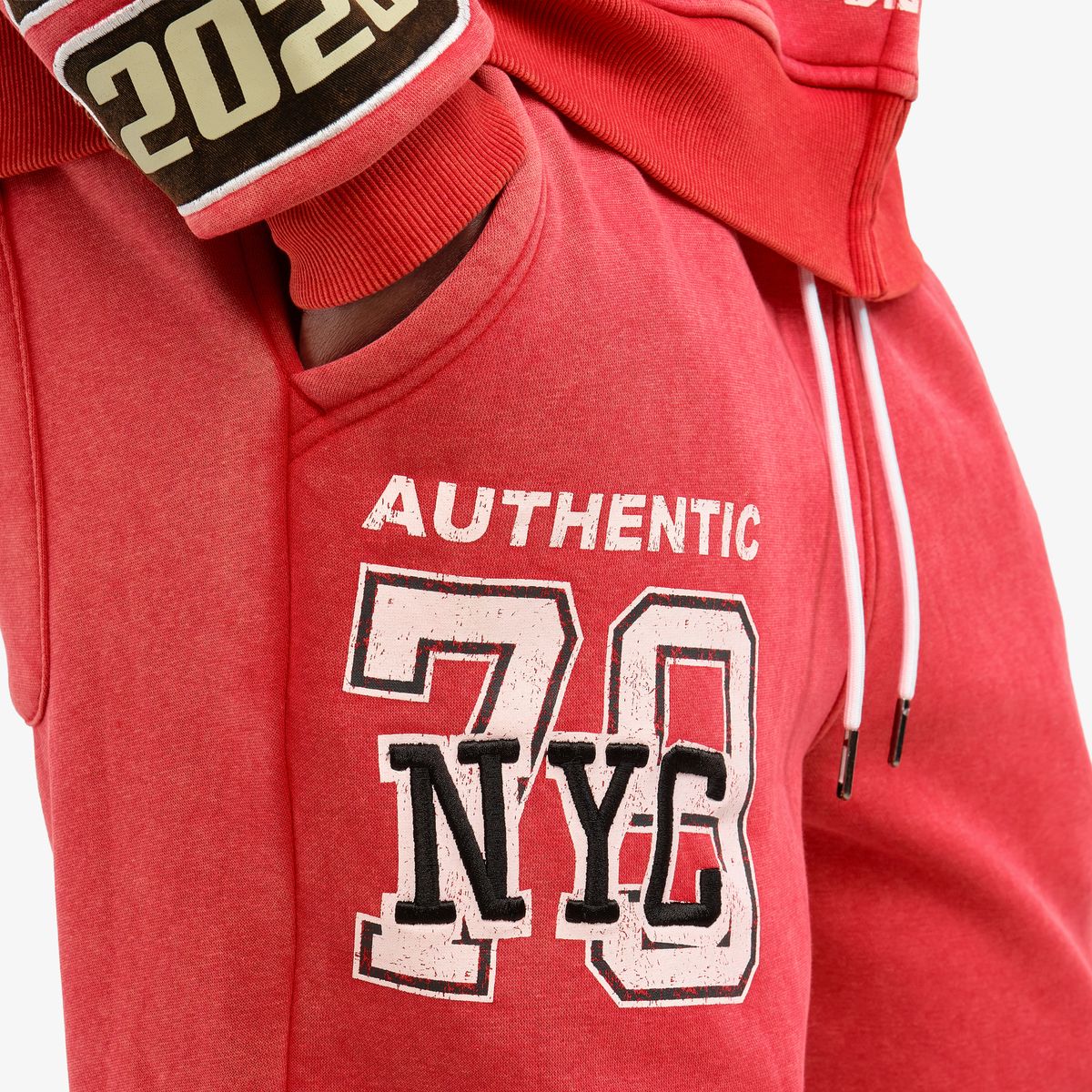 COPPER RIVET SWEATPANTS (RED) 631519R-D