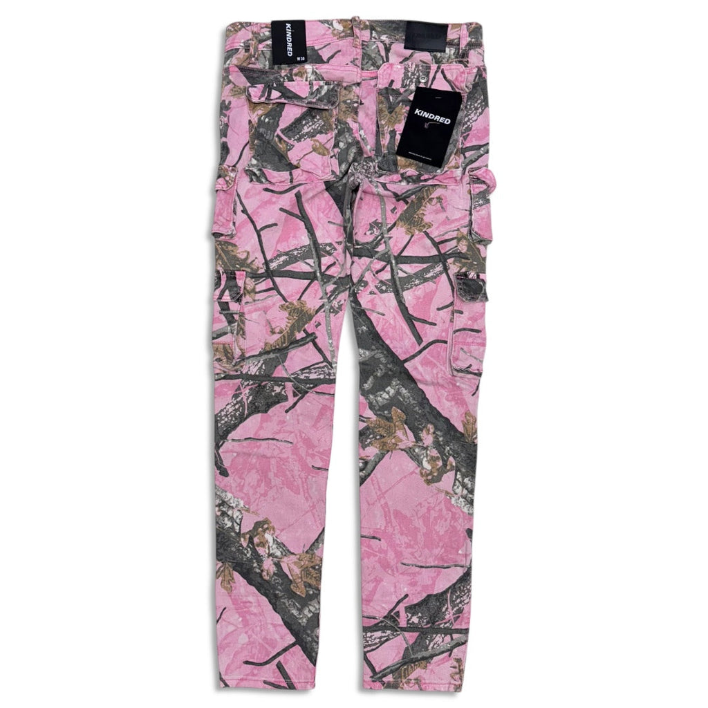 KINDRED MEN'S PINK FOREST CAMO CARGO JEAN KD2045
