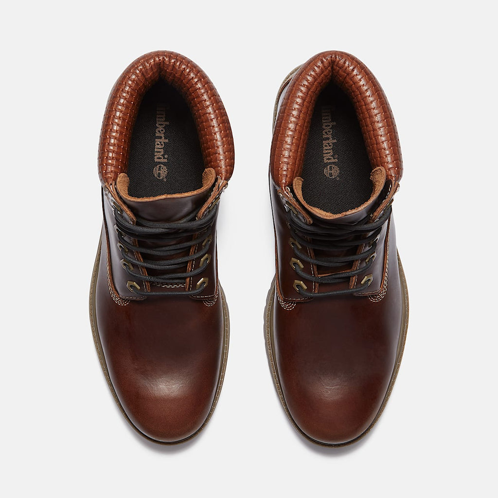 TIMBERLAND PREMIUM 6 INCH WATERPROOF BOOT (BROWN FULL GRAIN) TB0A2P6WEIU