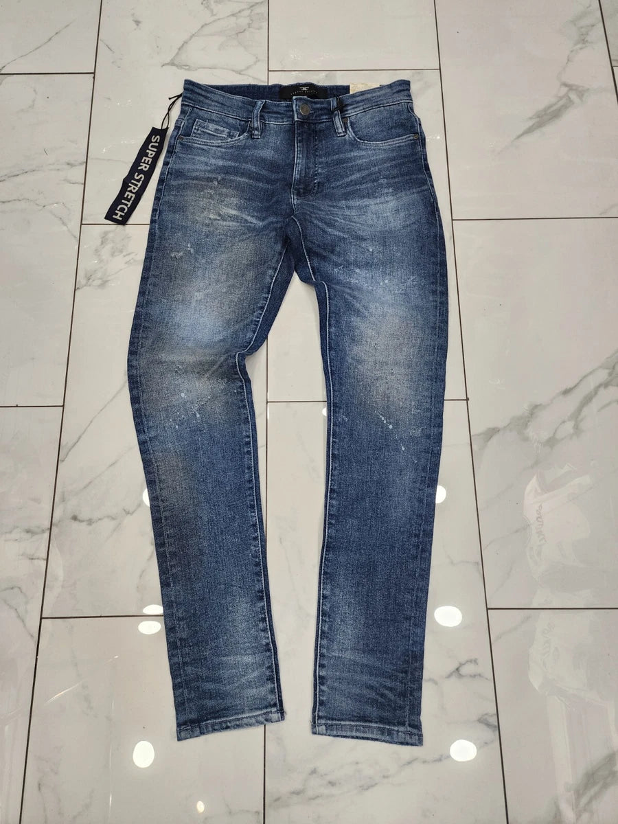 Jordan Craig Sean Fit Slim Fit Denim Jeans (Blue Steel) JS1189