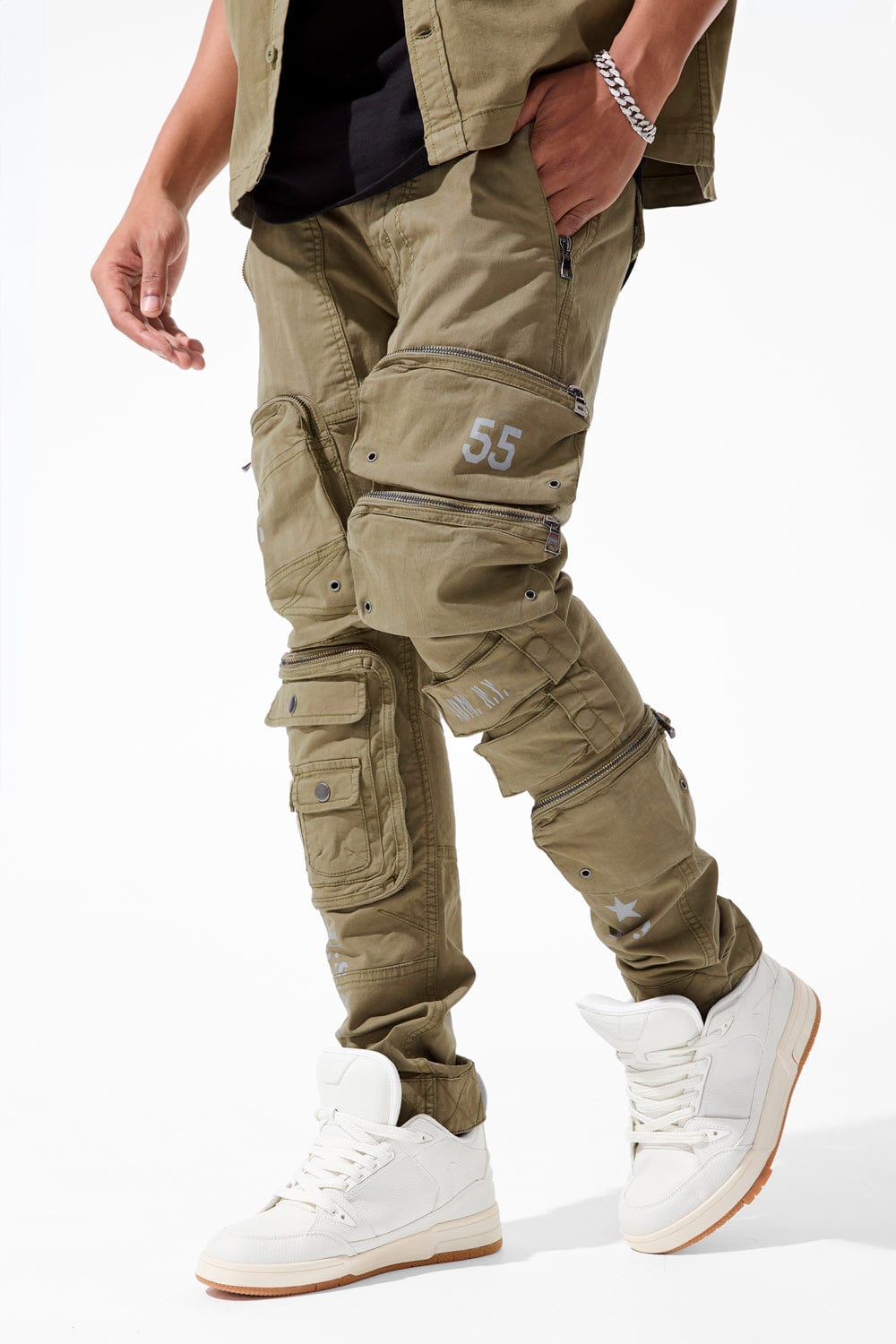 Jordan Craig Sean Fit- Infantry Division Cargo Pants (Olive) 5673M