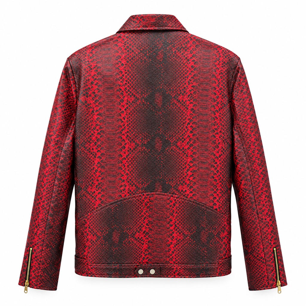 COTE DE NUITS LEATHER JACKET (BURGANDY)