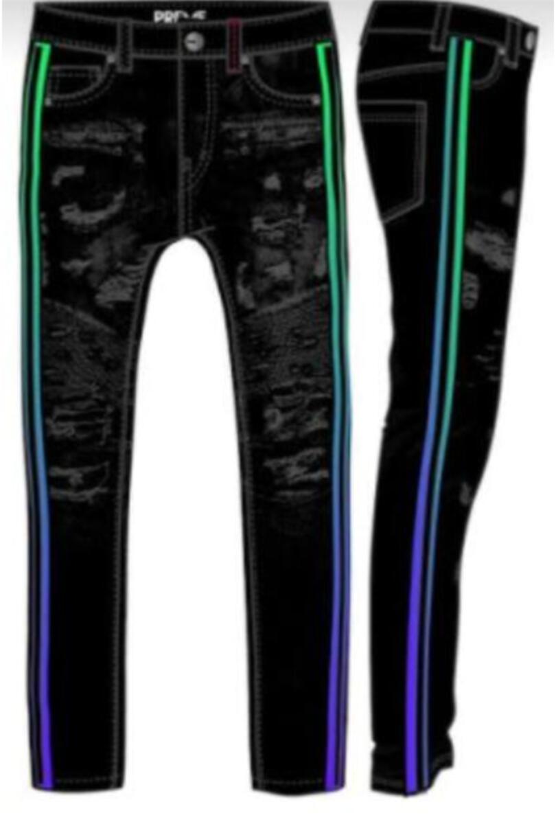 PREME MOTO DENIM (BLACK) PR-WB-570