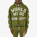 COPPER RIVET WORLDWIDE HOIDIE (OLIVE)