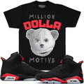 MILLION DOLLA MOTIVE SKIE MASK TEDDY TEE (BLACK)