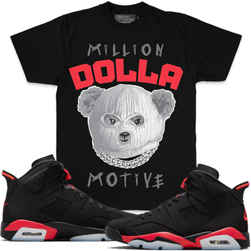 MILLION DOLLA MOTIVE SKIE MASK TEDDY TEE (BLACK)