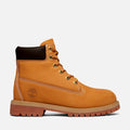 Junior Timberland® Premium 6-Inch Waterproof Boot (Wheat Nubuck)