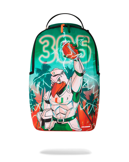 SPRAYGROUND UNIVERSITY OF MIAMI HURRICANES - TOUCHDOWN THUNDER B9538