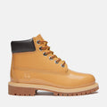 JUNIOR TIMBERLAND PTRMIUM 6 INCH WATERPROOF BOOT ( WHEAT PATENT LEATHER)