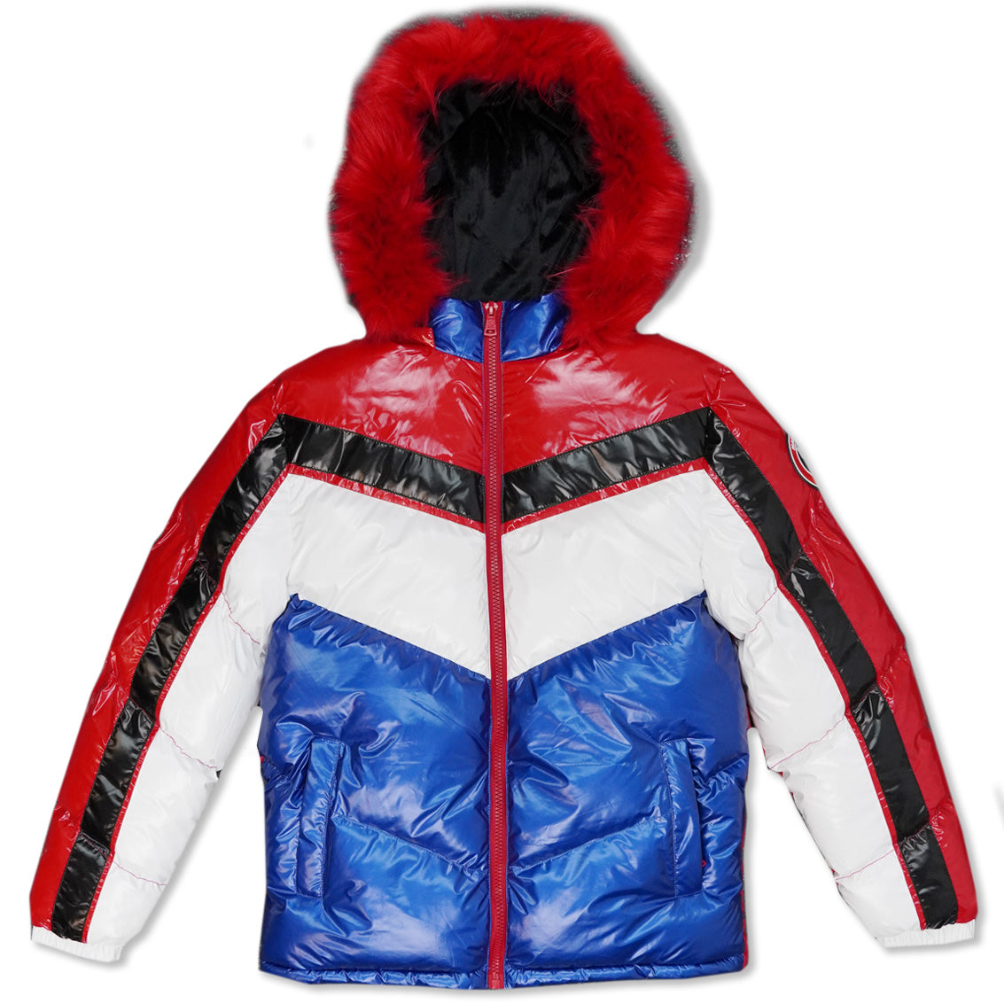 Makobi Michael PU Coated Puffer Jacket M7730
