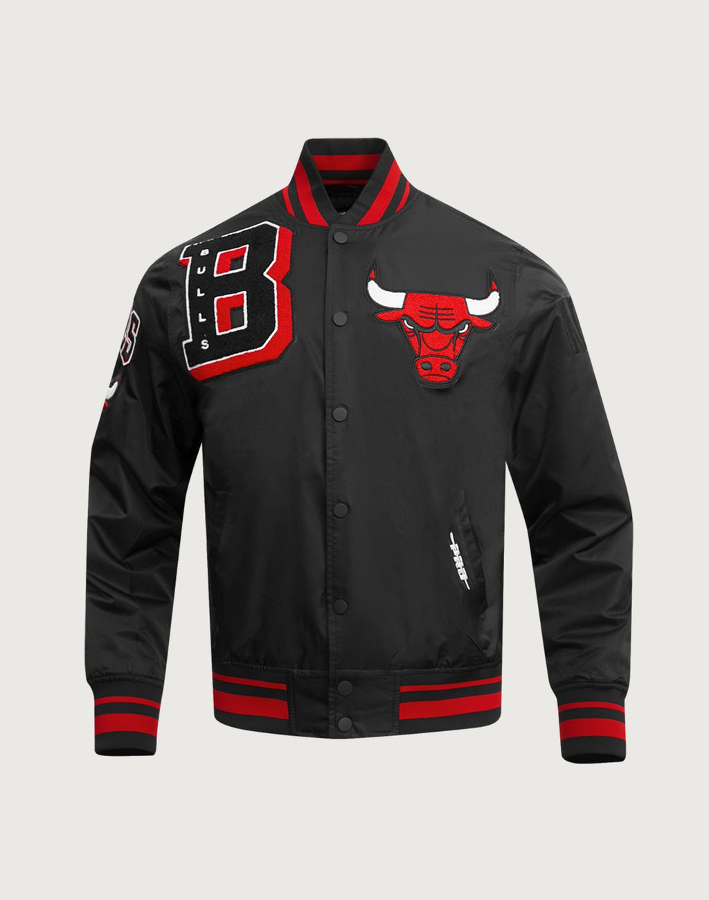 Pro Standard Chicago Bulls Mash Up Rib Satin Jacket BCB6515749