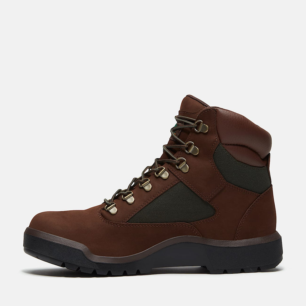 TIMBERLAND WATERPROOF MID FIELD BOOT (DARK BROWN NUBUCK) TB0A18AHD47