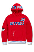 Jordan Craig Buffalo Mafia Pullover Hoodie Red (8805H)