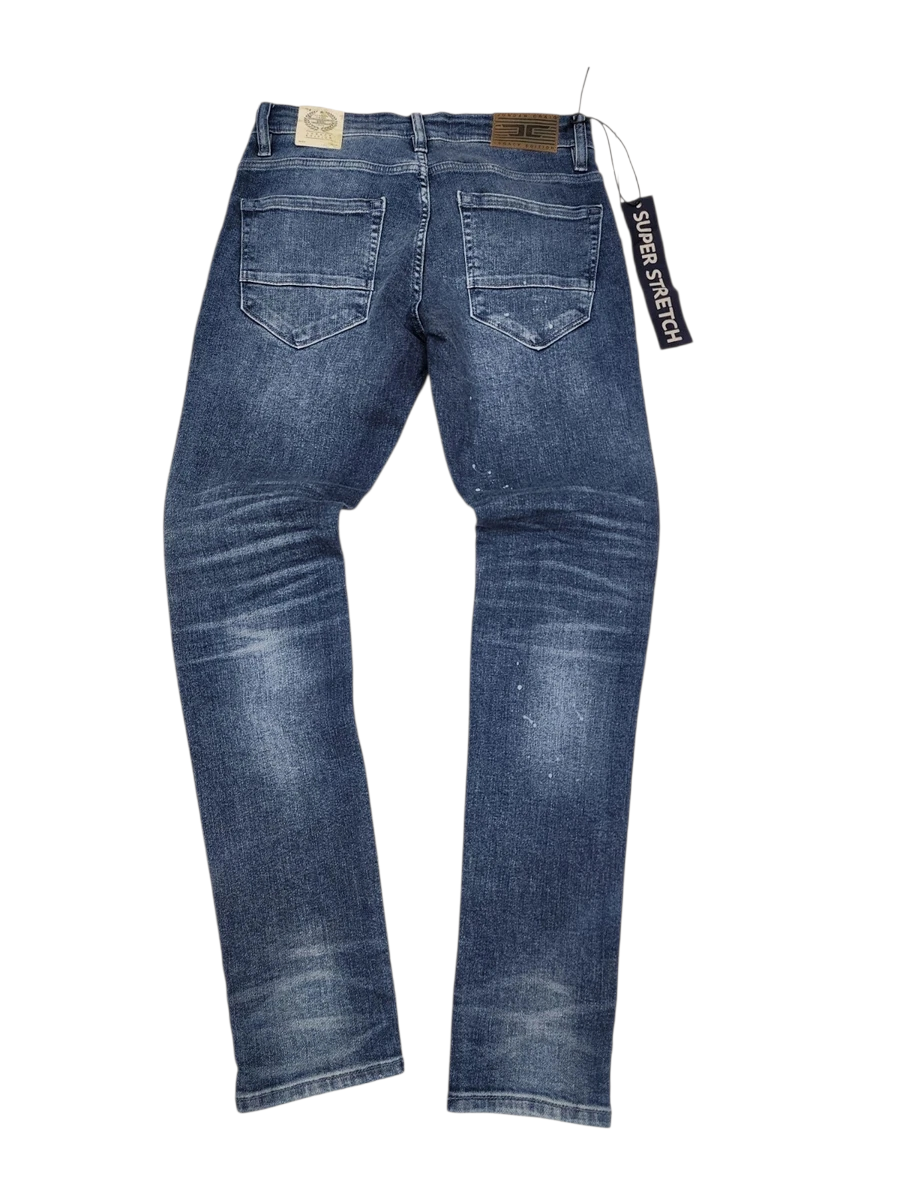 Jordan Craig Sean Fit Slim Fit Denim Jeans (Blue Steel) JS1189