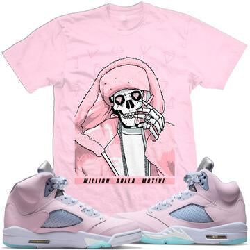 MILLION DOLLA MOTIVE PINK FUR TEE (PINK)