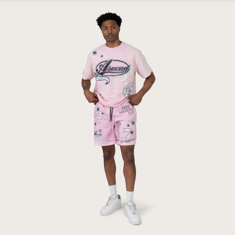 SMOKE RISE ASCEND 2-FER SHORT (FS26S455) Pink