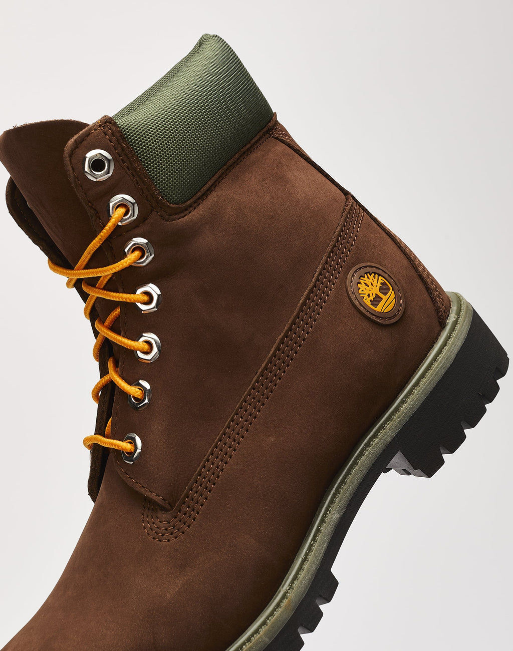 TIMBERLAND PREMIUM 6 INCH WATERPROOF BOOT (DARK BROWN NUBUCK) TB0A2CX8931