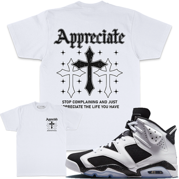 MILLION DOLLA MOTIVE APPRECIATE CROSSES TEE (white)